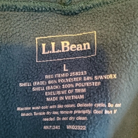 L.L Bean Size L Jacket 258213 - Picture 2 of 2